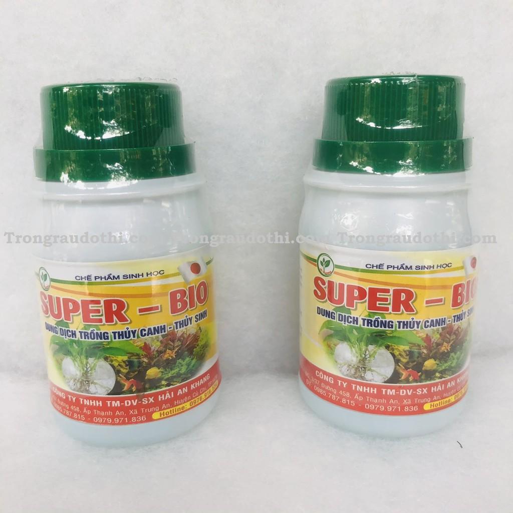 Dung dịch trồng cây thủy sinh, thủy canh Super Bio 100ml