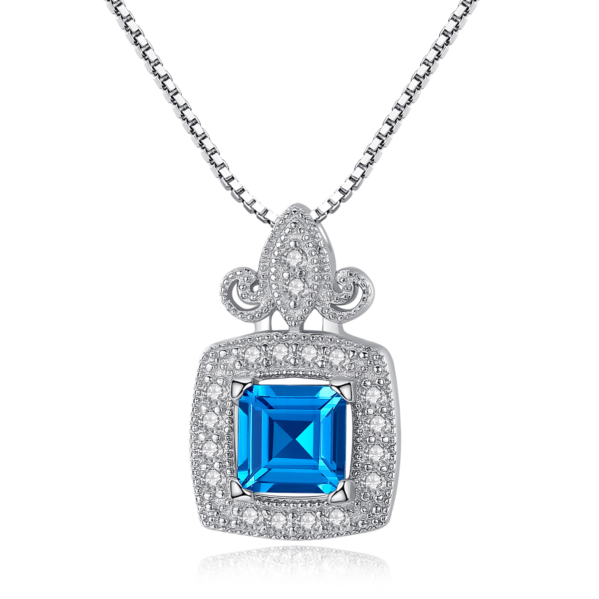 Bộ Trang Sức Bạc Cho Nữ Đính Đá Cao Cấp 3 món - BDM2305 - Bảo Ngọc Jewelry
