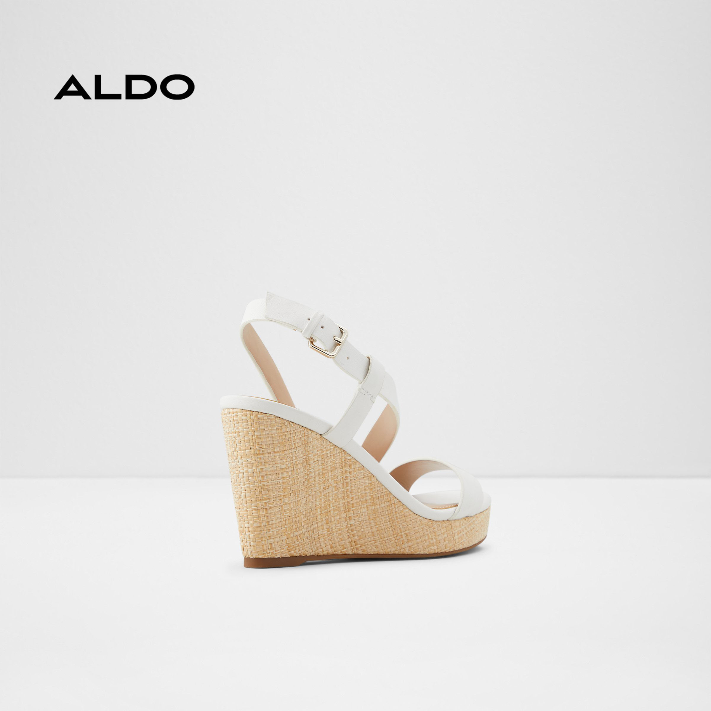 Giày đế xuồng nữ ALDO ETIRAVEN100 - White - Size