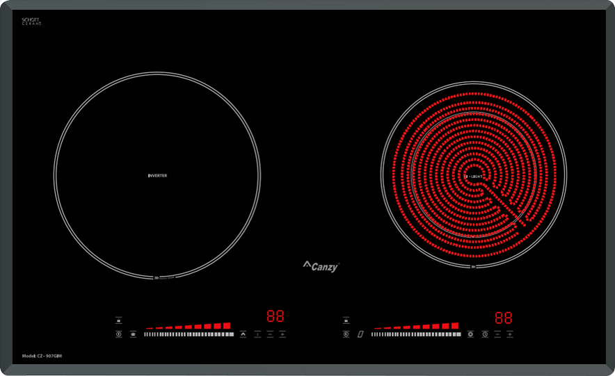 BẾP ĐIỆN TỪ CANZY CZ-907GIM - HÀNG CHÍNH HÃNG