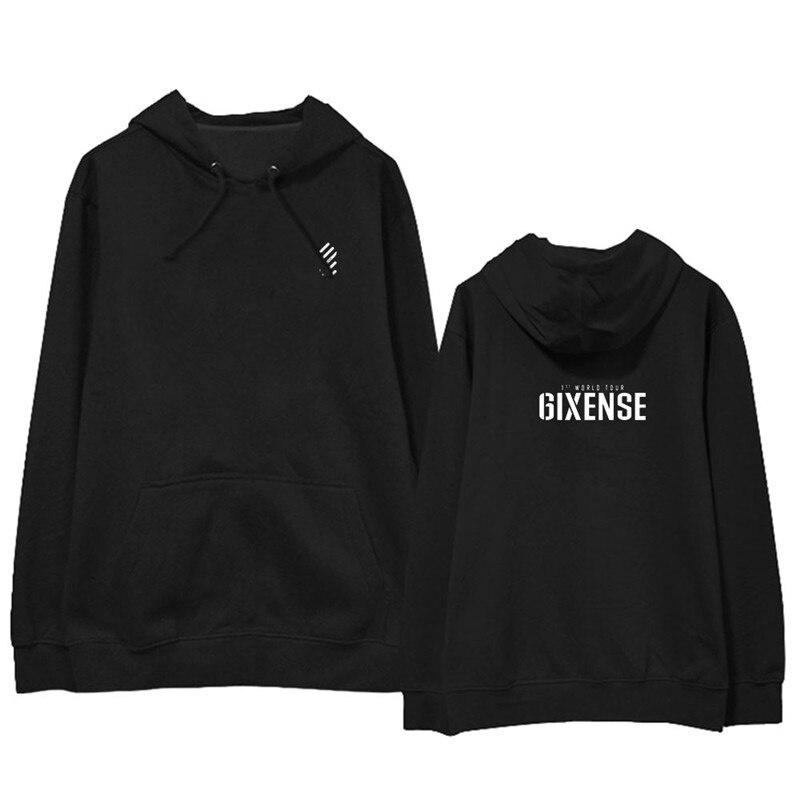 Bông Tai Kẹp Thời Trang KPOP AB6IX 6IXENSE Album Quá Khổ Áo Phông Dạo Phố Hoodie Áo Thun Nữ Dài Tay Sweatshir