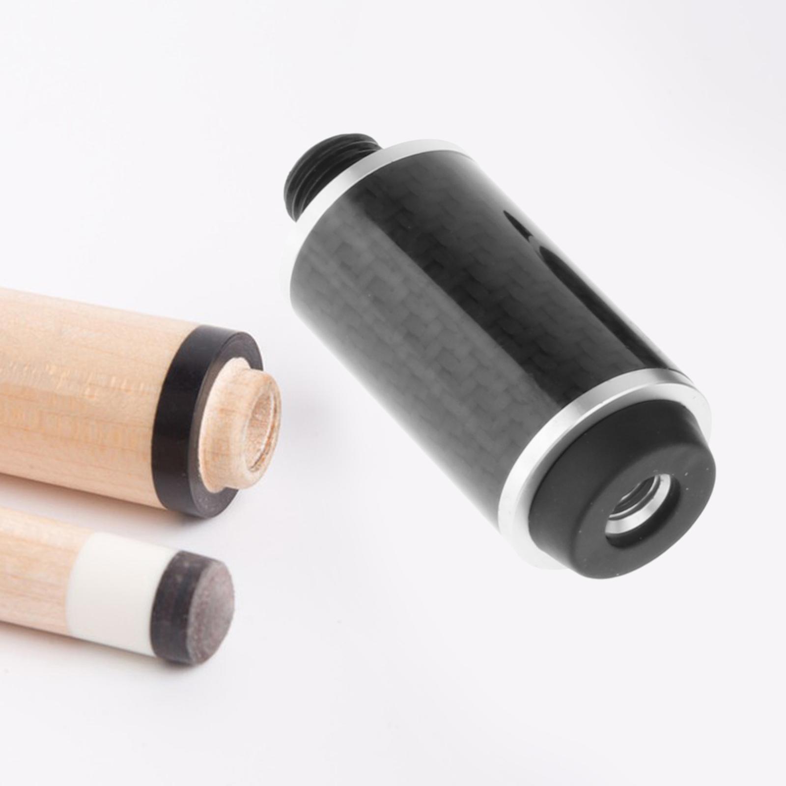 Billiards Pool Cue Extension Snooker Cue Extended Cue Extended Pool Cue Weight Screw Billiard Holder Cue End Lengthener for Practice Trainer