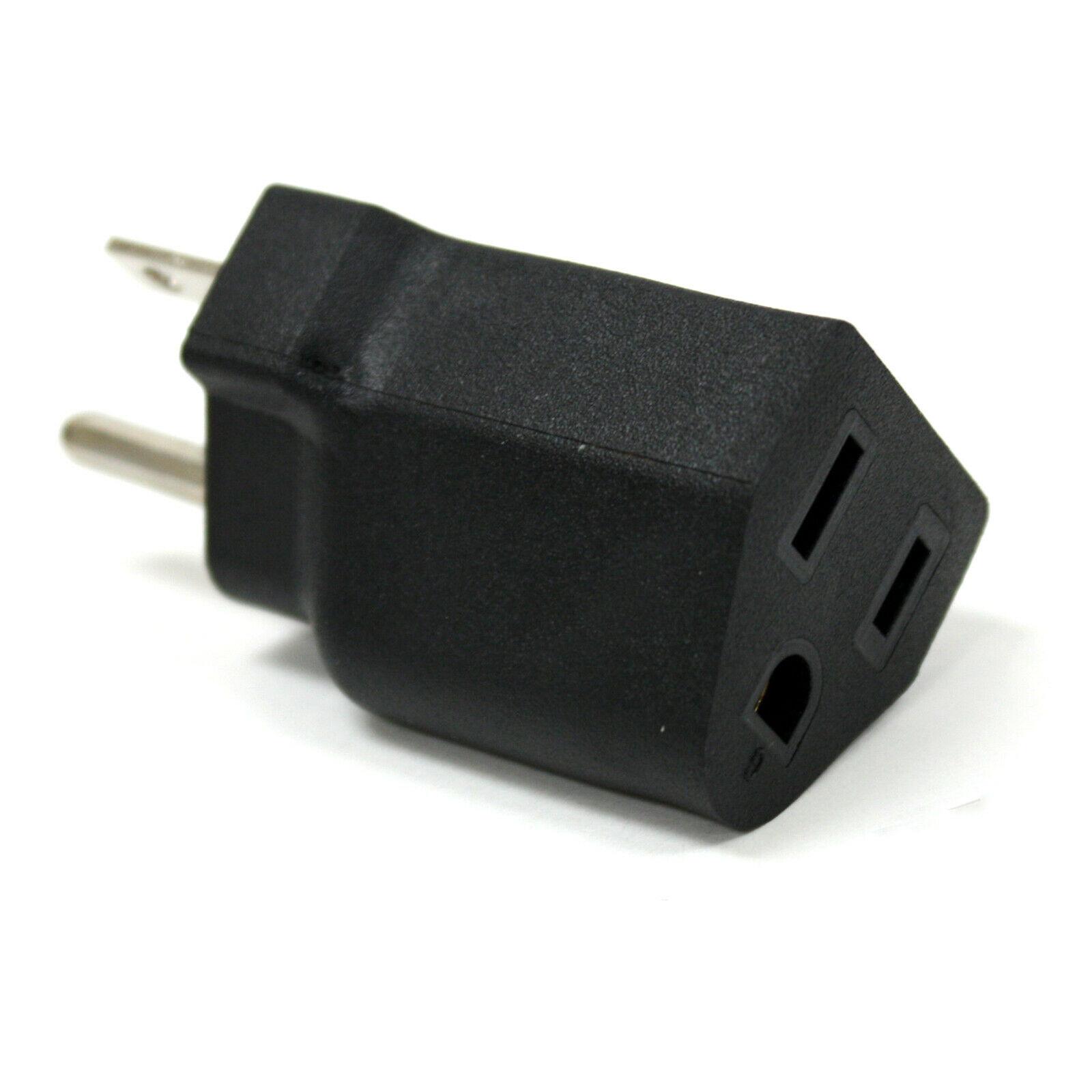 Portable 110-120V to 220-240V Plug Adapter Black