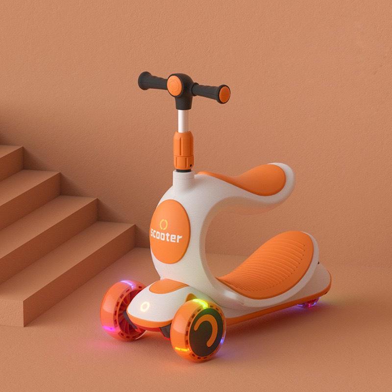 Xe trượt, chòi chân, bập bênh Scooter đa năng cho bé thêm năng động