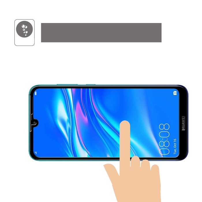 Dán kính cường lực 5D full màn hình dành cho Huawei Y7 Pro 2019 phủ màu
