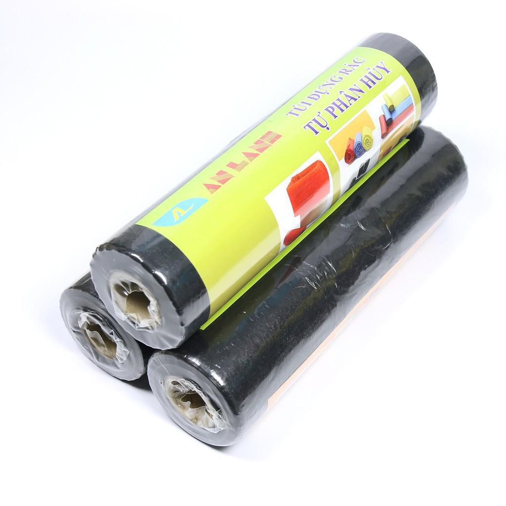 CUỘN TÚI ĐỰNG RÁC ĐEN TỰ PHÂN HỦY