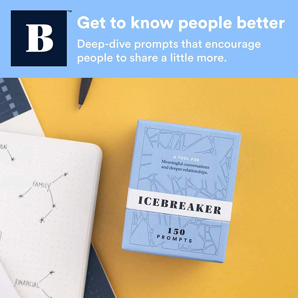 Bộ Bài Ice Breaker Deck Board Game Conversation Starter Khởi Đầu Cuộc Trò Chuyện