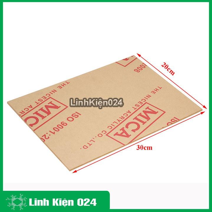 Mica Trong Đài Loan Dày 3mm Kích Thước 20x30cm