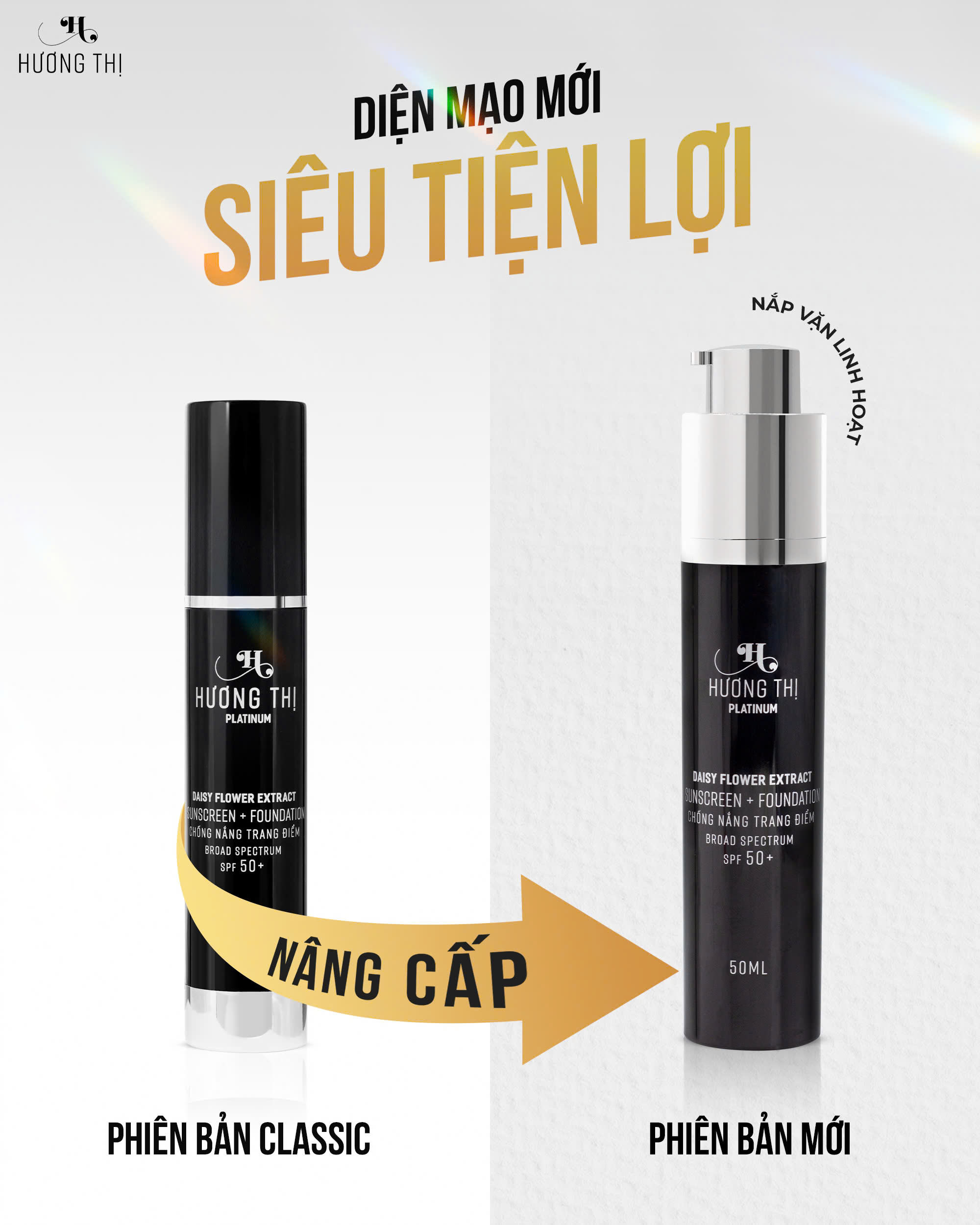 Kem Chống Nắng Trang Điểm Hương Thị 50ml