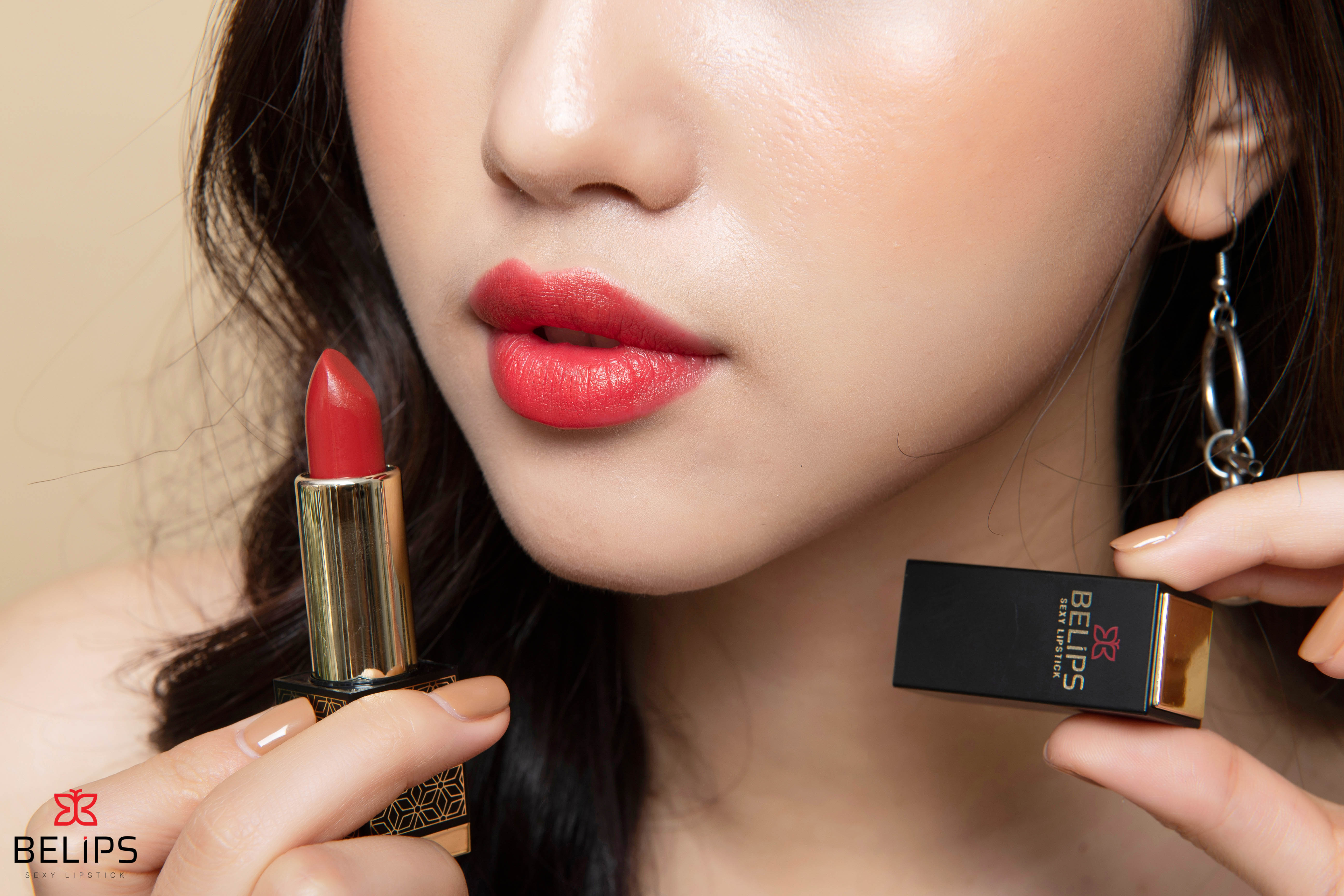 Son tươi Belips Sexy Lipstick son môi quyến rũ lên màu tự nhiên