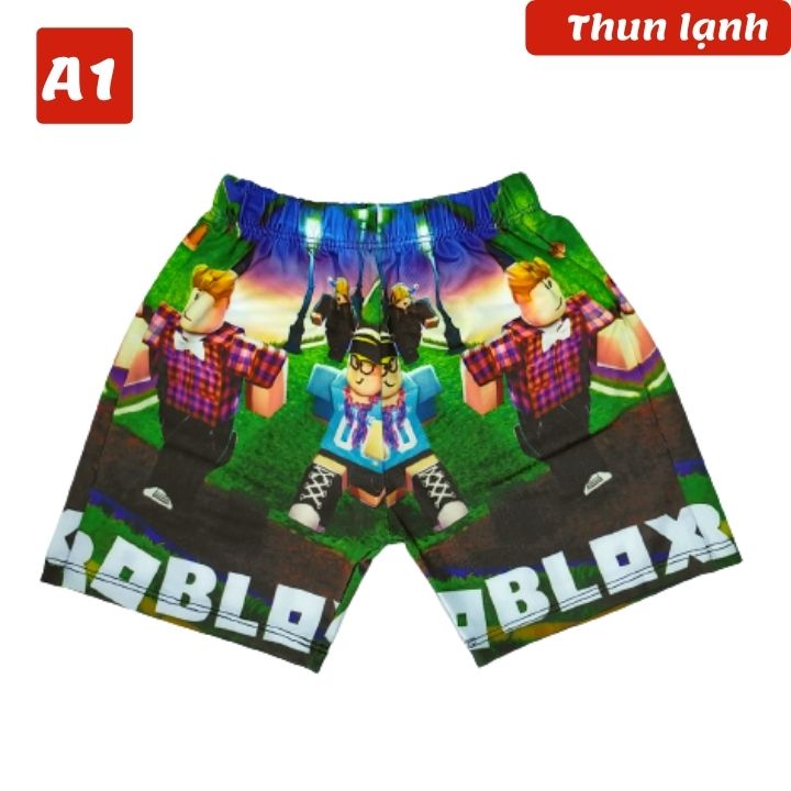 Đồ bộ thun lạnh cho bé trai Roblox từ 10-46kg - giặt không vỡ hình - Kiến Lửa