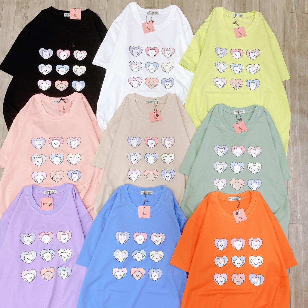 Áo thun unisex Be Yourself size M L XL - 9 MÈO TIM