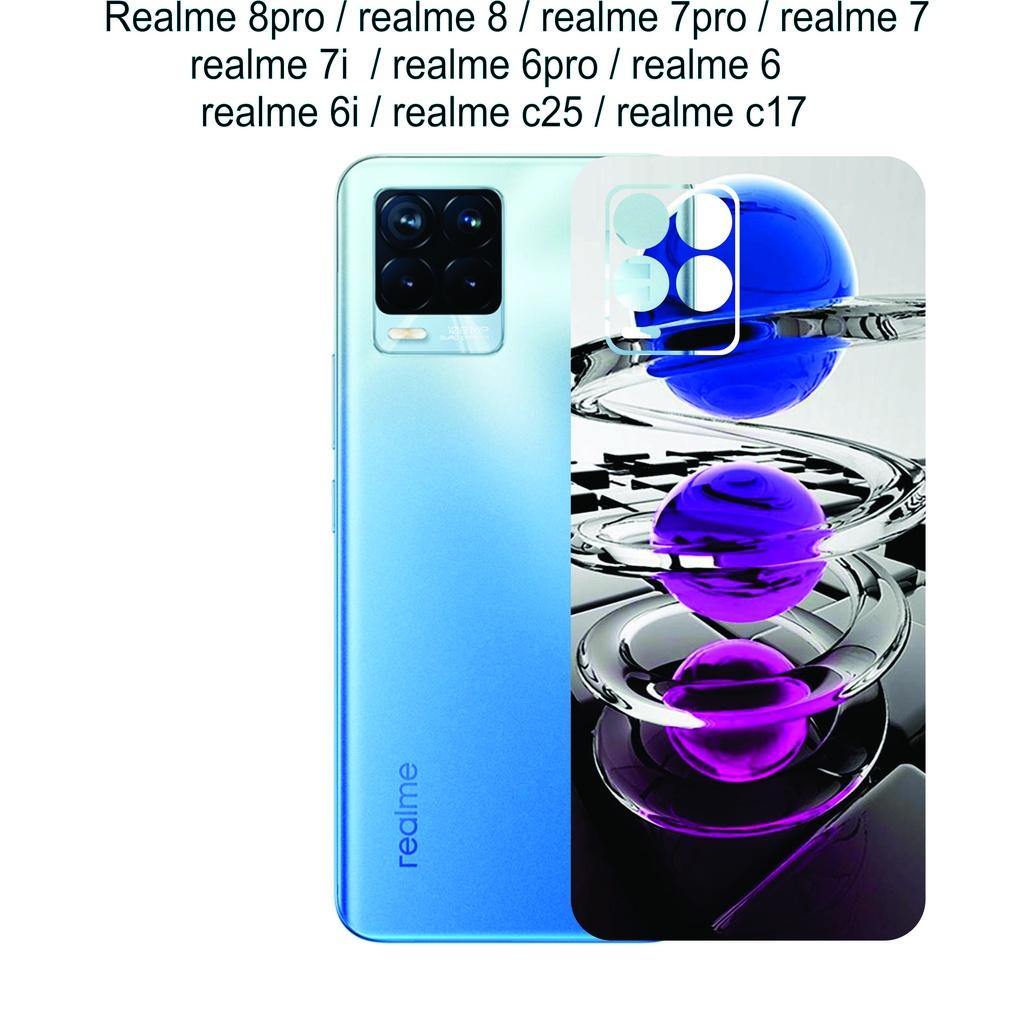 Miếng Dán Skin mặt lưng dành cho Realme 8pro / realme 8 / realme 7pro / realme 7 / realme 7i / realme 6pro / realme 6............