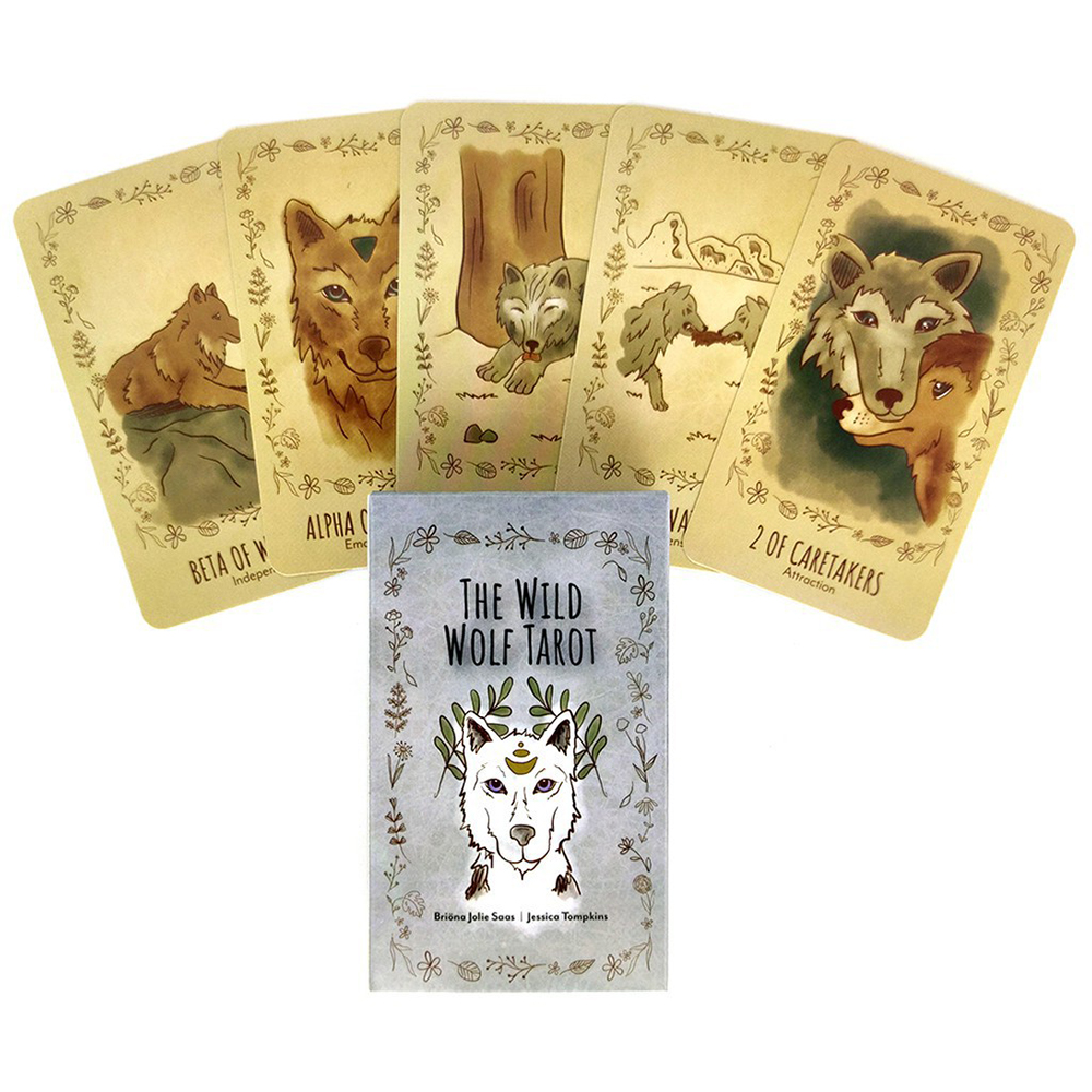 Bài Tarot The Wild Wolf Tarot  Đá Thanh Tẩy