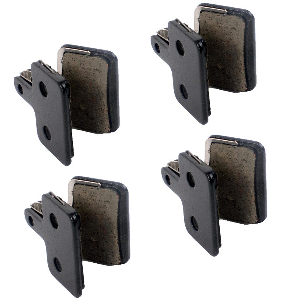 4 Pair Bike Disc Brake Pads Caliper Semi-Metal Resin Bike Components