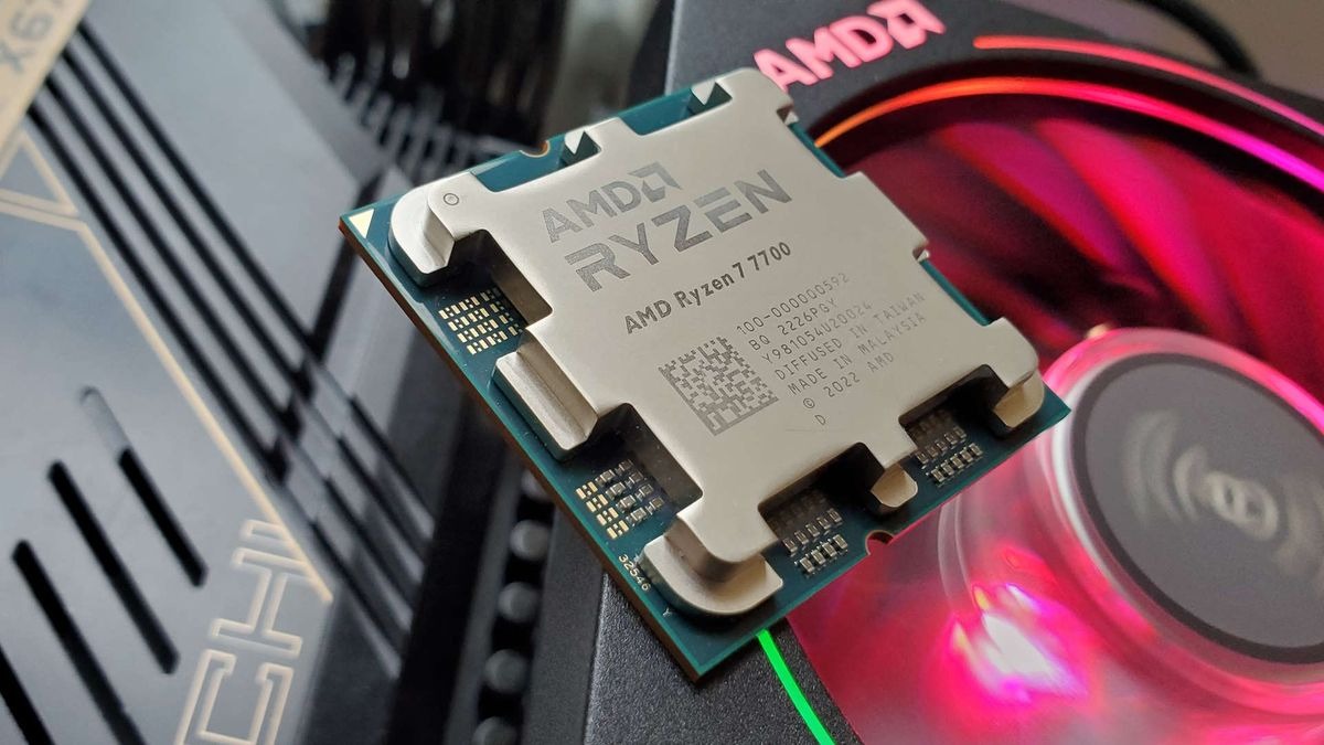 Bộ vi xử lý CPU AMD Ryzen 7 7700 ( 3.8GHz Boost 5.3GHz / 8 nhân 16 luồng / 40MB / AM5) ) – Hàng Chính Hãng