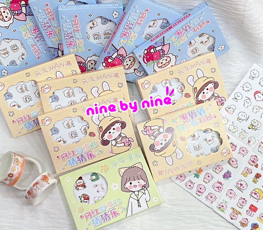 Sticker dây dài dạng hộp