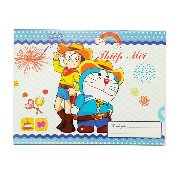 PK033  Bánh sinh nhật chú mèo máy Doremon
