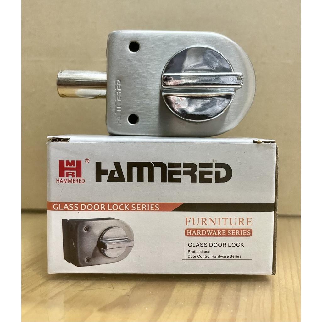Chốt cửa kính cường lực không cần khoan kính Hammerd
