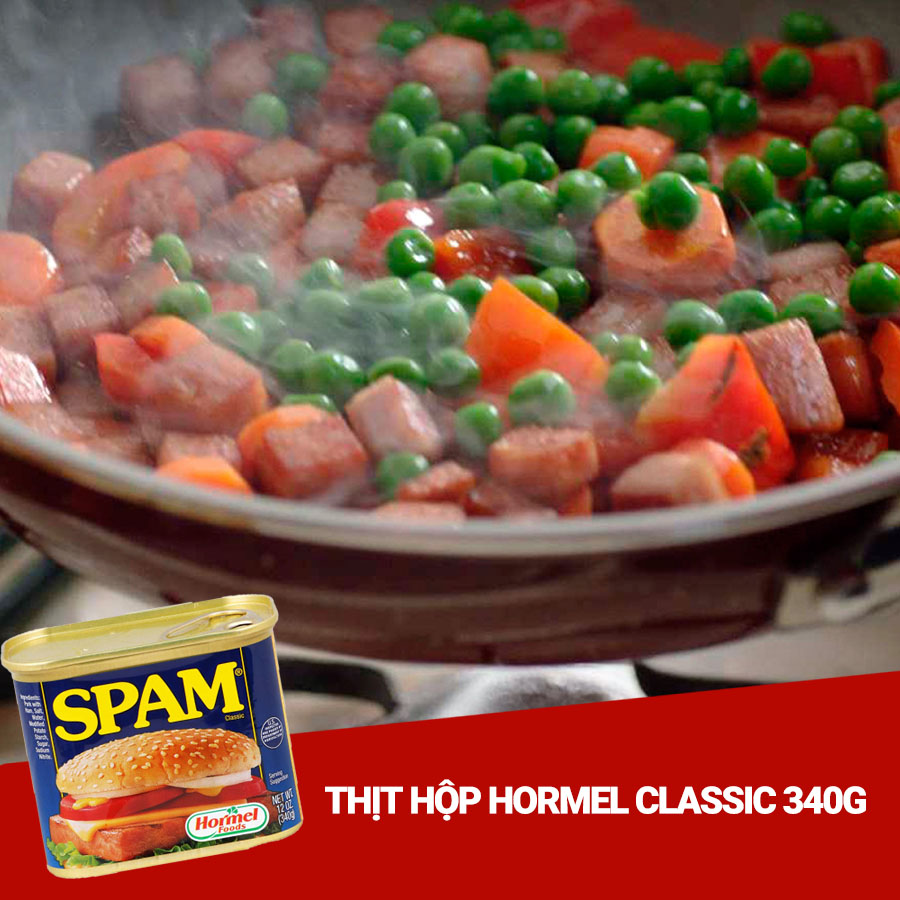 Thịt Hộp Hormel SPAM 340g (Mỹ)