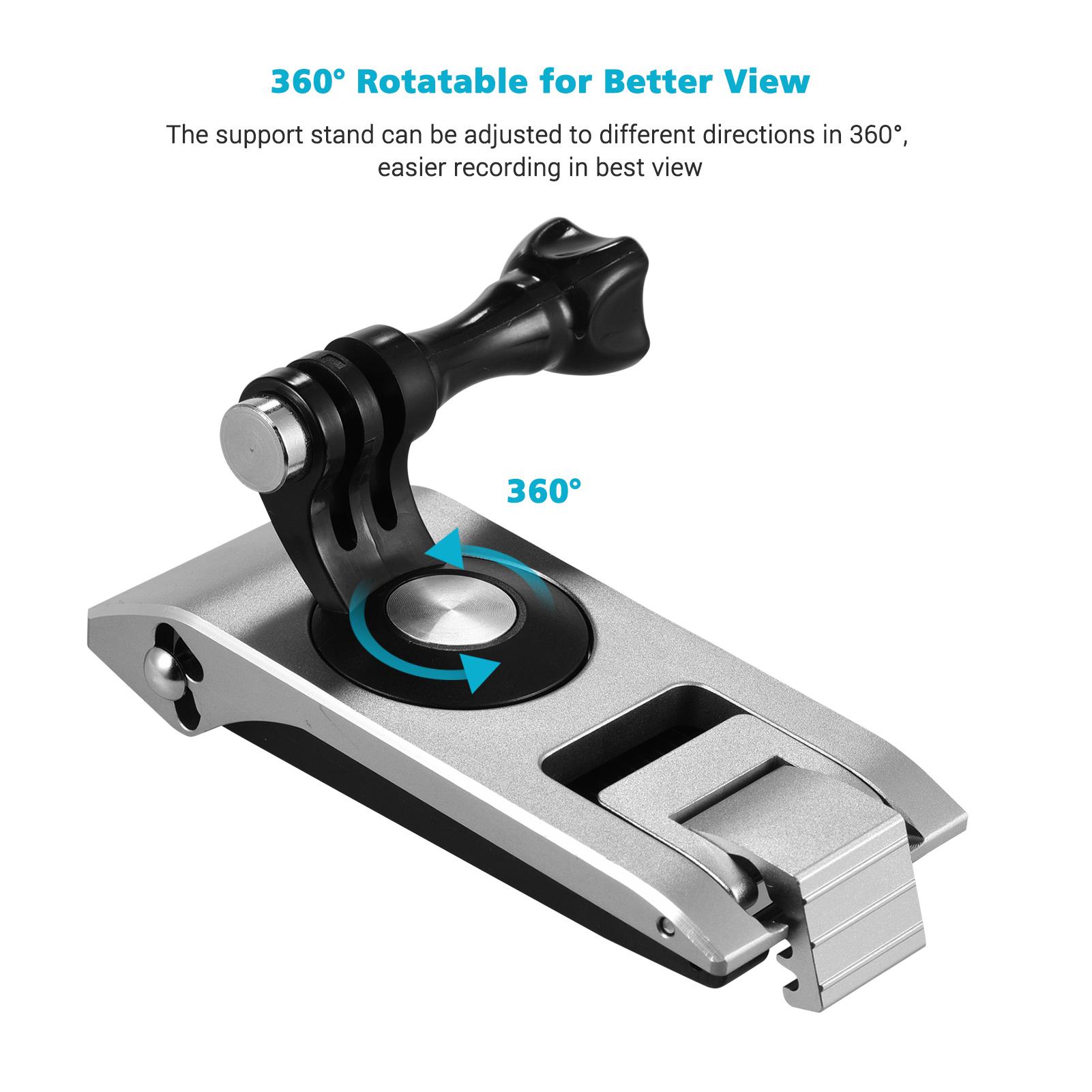 Ba lô máy ảnh có dây đeo vai,giá đỡ có thể xoay 360 ° công nghệ CNC độ dày 6 cấp