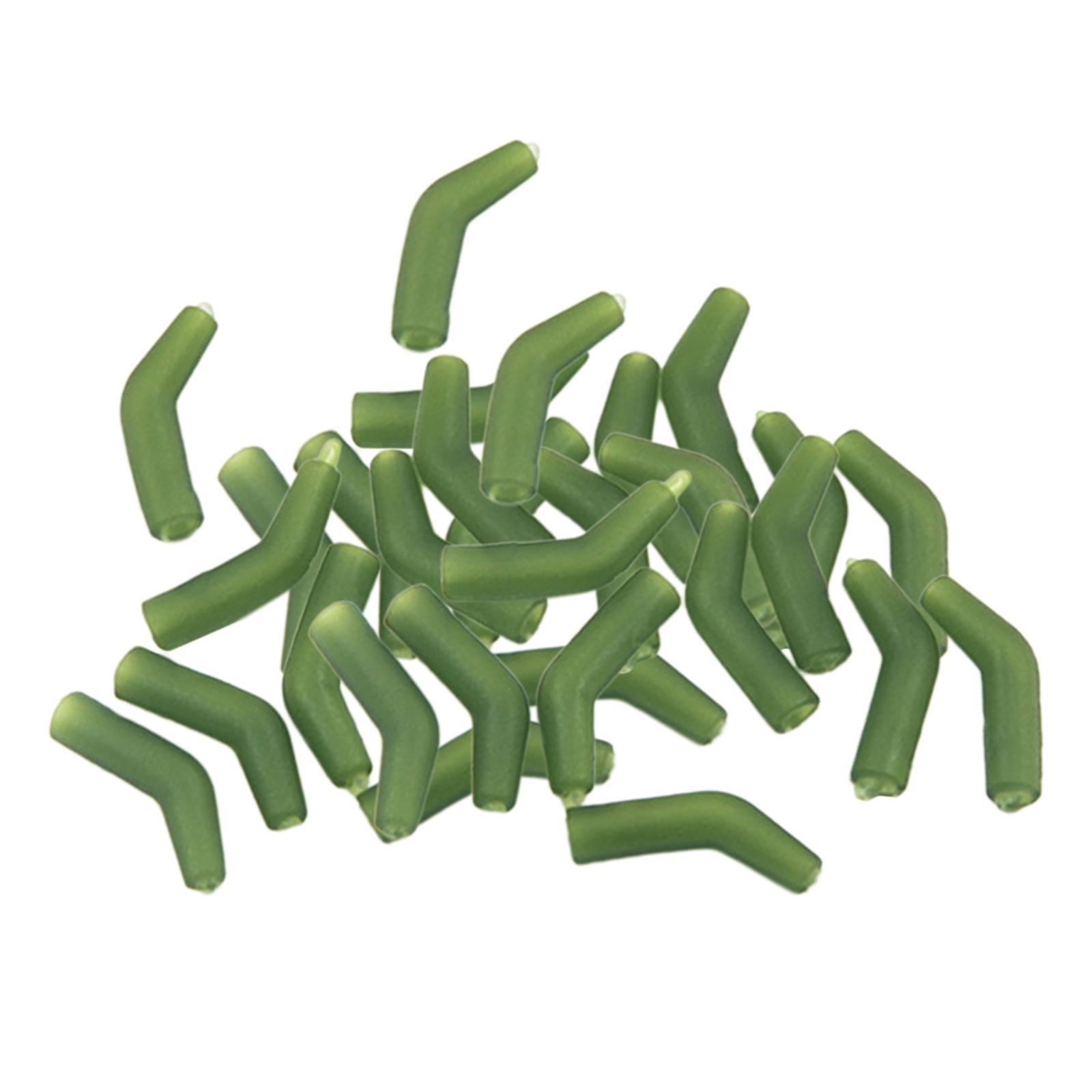 30x Hair Rig Line Aligner Sleeves Durable Portable Carp Fishing Hook Kickers