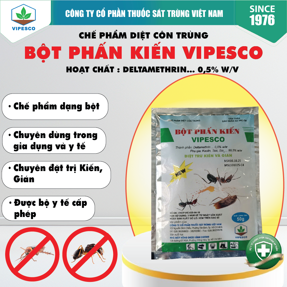 BỘT PHẤN KIẾN VIPESCO (50g)