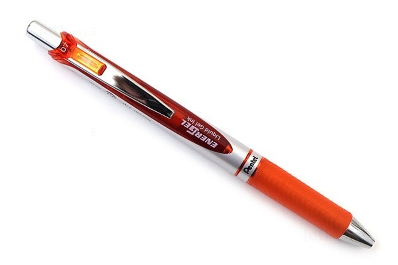 Bút gel Pentel EnerGel RTX BL77 - 0.7mm - Màu cam (Orange)