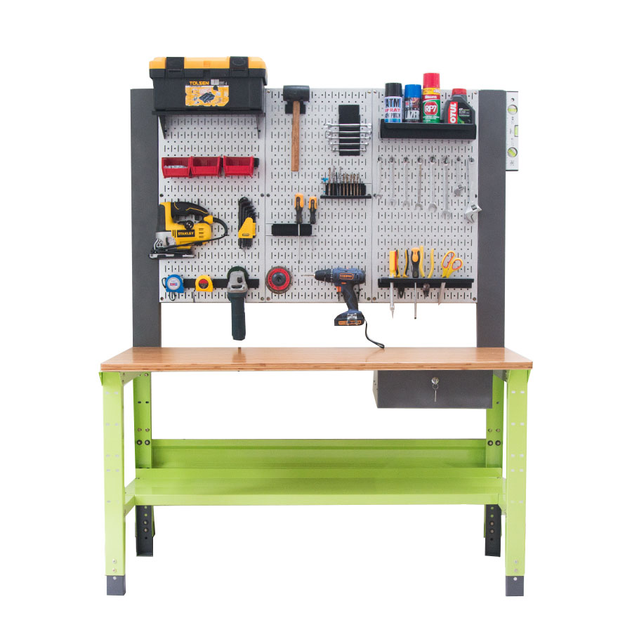 Bàn nguội cơ khí Workbench Khung Pegboard