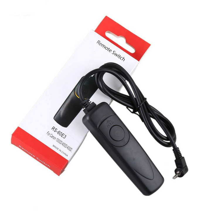 Dây bấm mềm RS-60E3 Remote Shutter cho máy ảnh Canon 70D