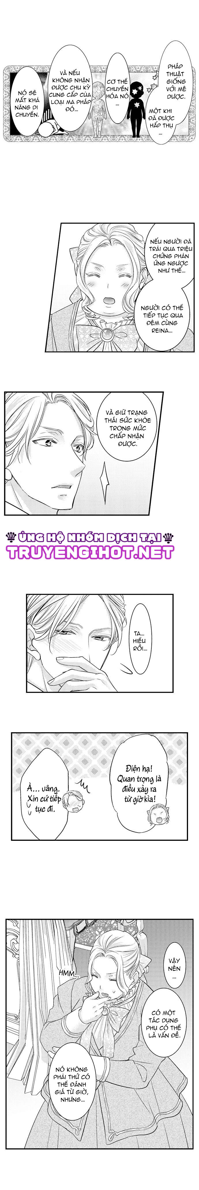 chuyển sinh vào thế giới khác ~ nếu muốn trở thành nữ hoàng hãy tìm cách để được hoàng đế sủng ái vào ban đêm chapter 18.1 4