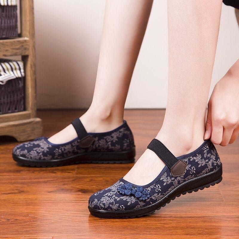 Giày bệt nữ trung niên, giày lười slipon cho bà cho mẹ