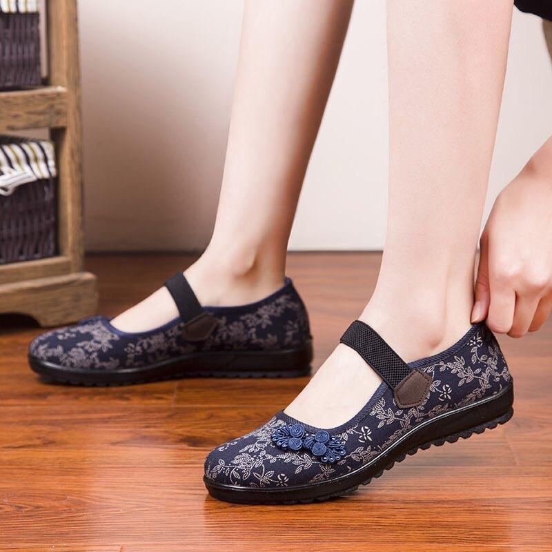 giày bệt nữ trung niên, giày lười slipon cho bà cho mẹ