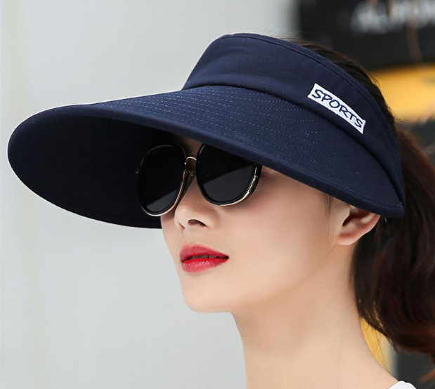 Nón chống nắng nửa đầu thời trang, mũ rộng vành chống nắng nữ cao cấp