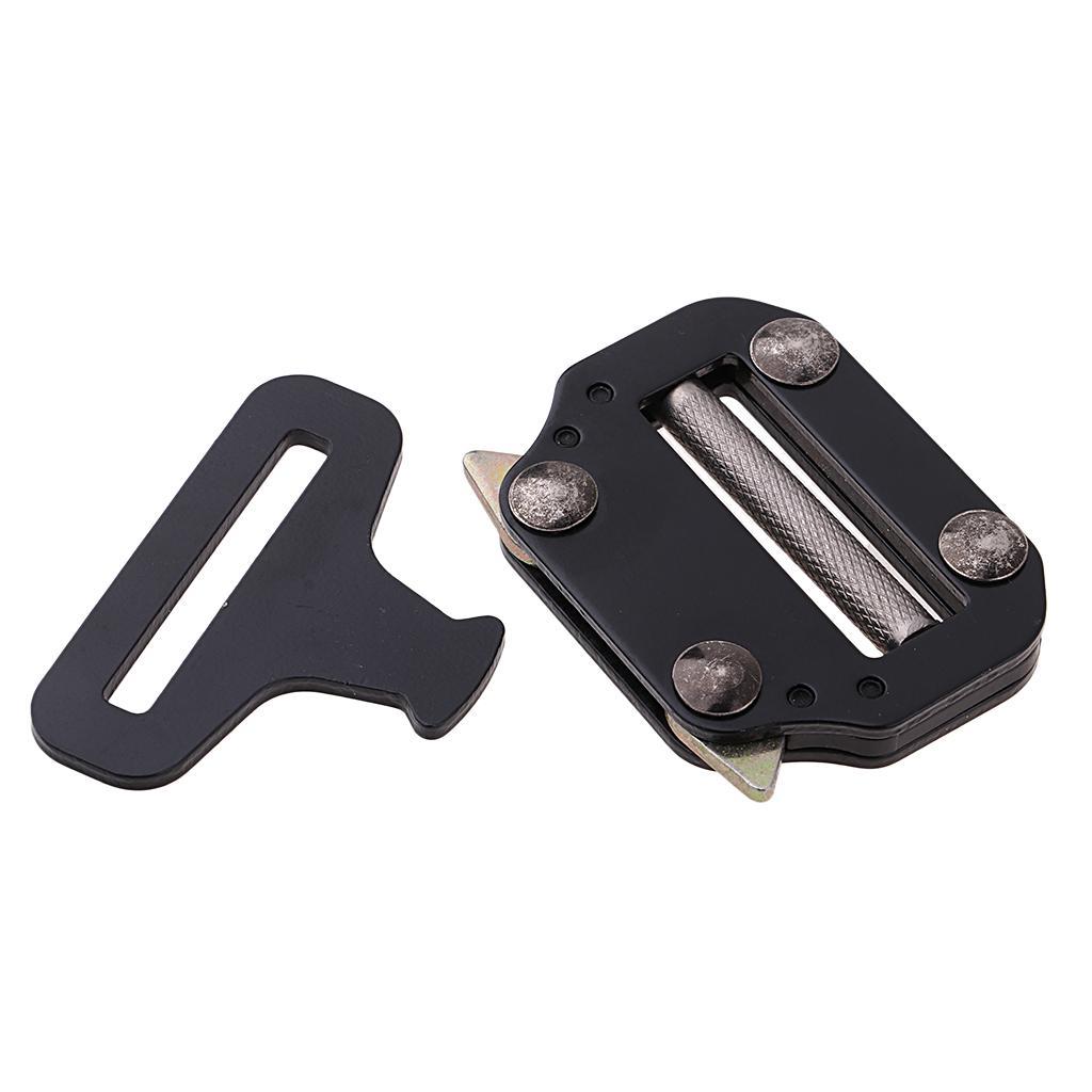 Quick Release Belt Buckle Safety Harness Metal Buckles Webbing Belt Clip