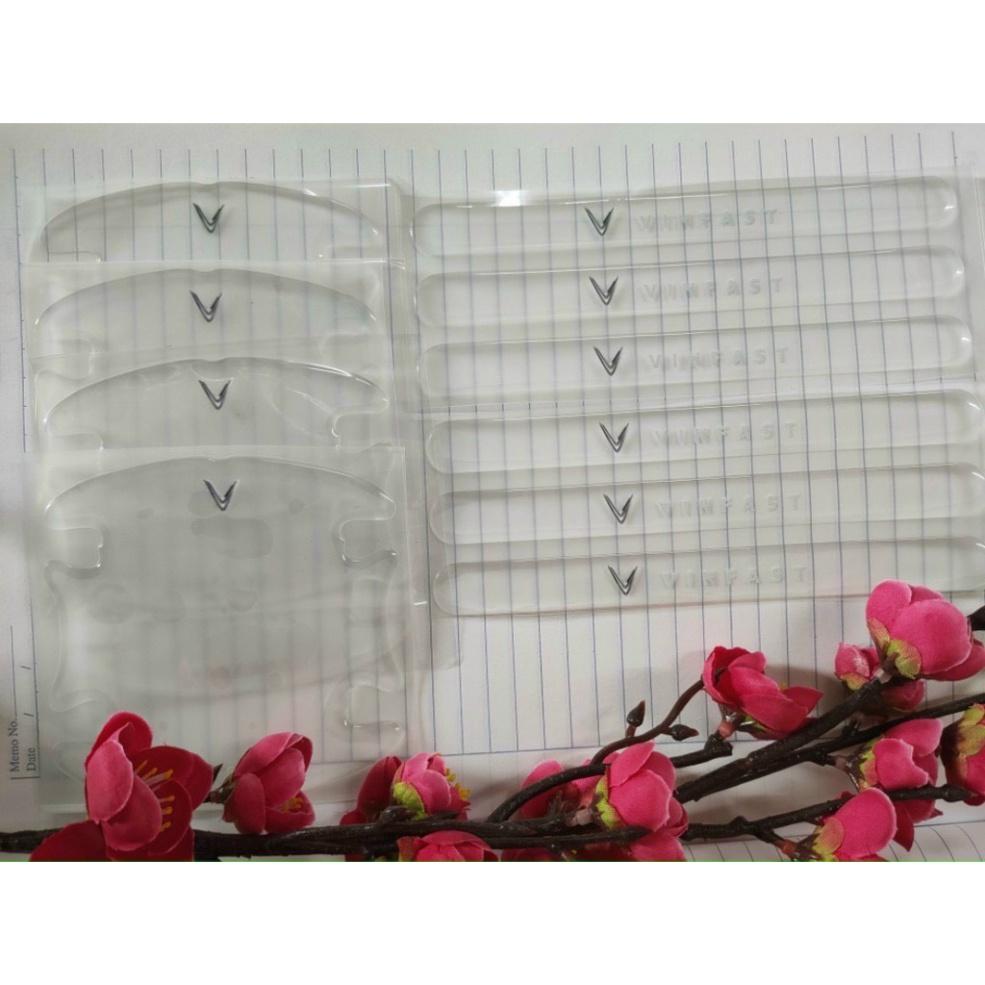 Bộ 10 Miếng dán Silicon chống xước hõm , tay nắm cửa ô tô H