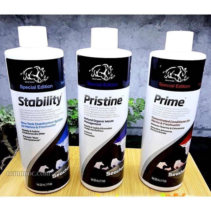 Stability-Prime-Pristine (Bản đặc biệt thêm 30%) - Vi sinh Seachem -Xử lý nước-phân hủy mùn bã hữu cơ-phụ kiện thủy sinh