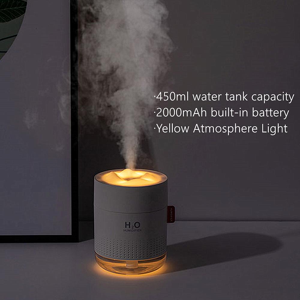 Không Dây Máy Tạo Độ Ẩm Không Khí Thơm Khuếch Tán 2000MAh Pin Sạc Máy Khuếch Tán Tinh Dầu Làm Thơm Phòng Humidificador Cho Gia Đình