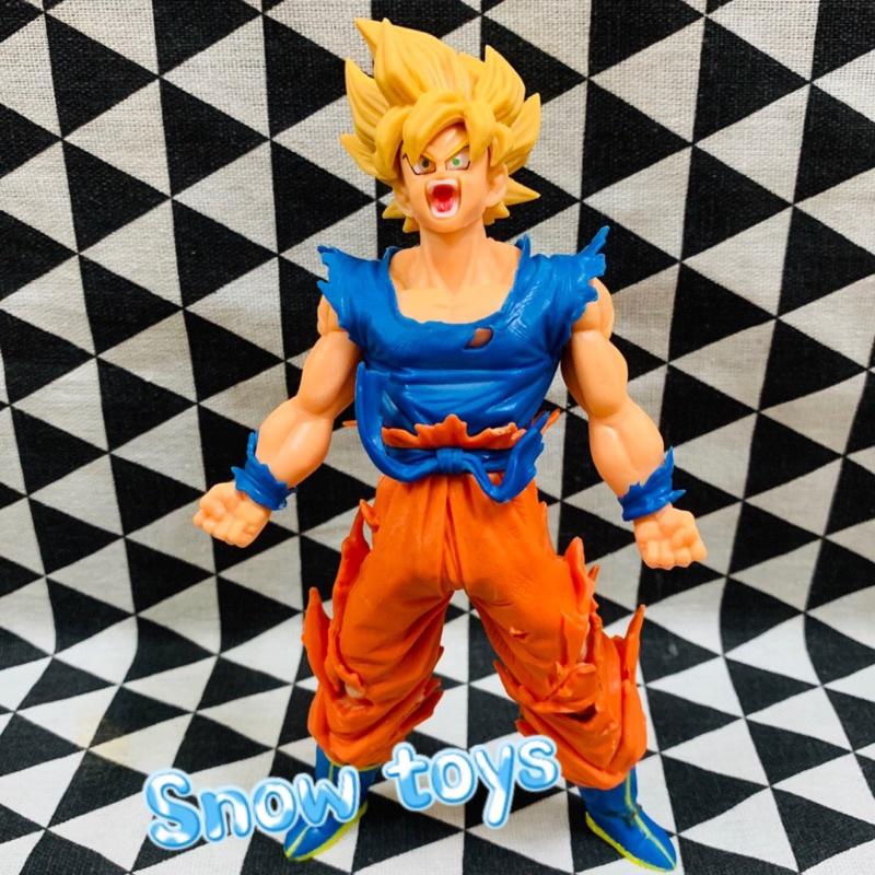 Mô hình Dragon Ball Z - Mô hình Songoku Son Goku Super Saiyan SSJ - Goku tóc vàng vận nội công - Cao 18cm