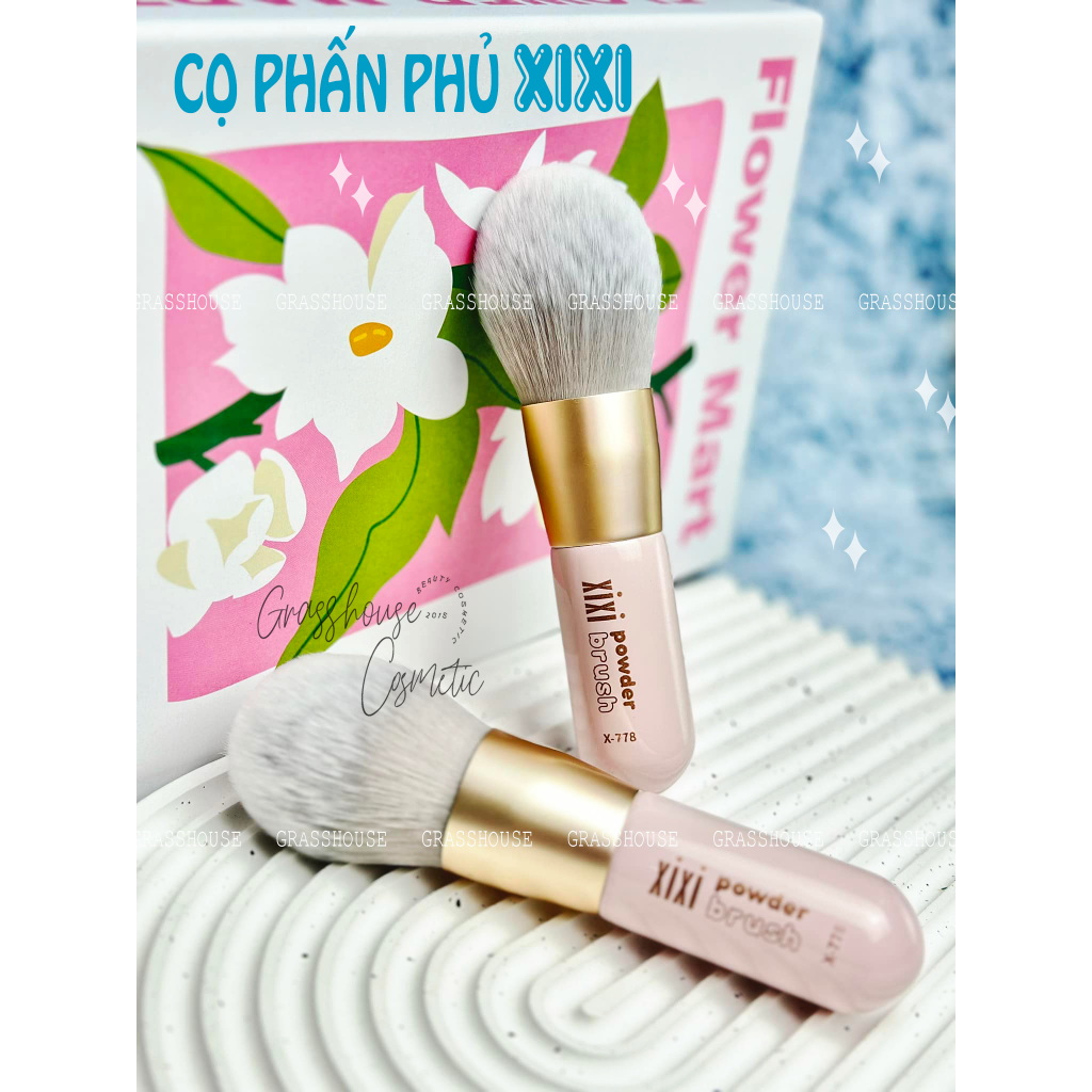 Xixi Cọ Trang Điểm Cao Cấp Phấn Phủ / Phấn Phủ / Tạo Khối Chất Liệu Lông Mềm Mại Nhỏ Gọn Tiện Lợi