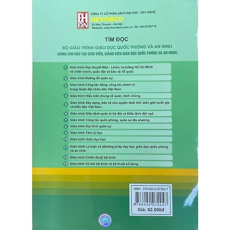Sách - Giáo Trình Tâm Lý Học (DN)