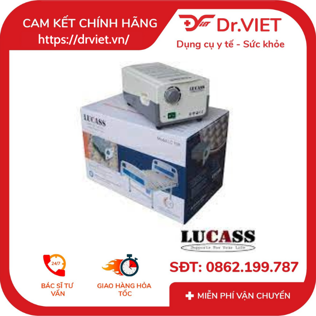 Đệm hơi chống loét LUCASS LC 138  - Đệm mát, êm, máy bơm hơi cao cấp, không tiếng ồn, kết cấu máy hiện đại, gọn nhẹ, giúp giảm áp lực tiếp xúc lên bề mặt da, tránh lở loét, tạo sự thoáng mát bề mặt da