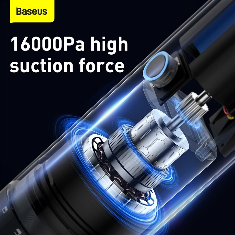 Hút Bụi Baseus H5 Wireless Vacuum Cleaner Handheld Vaccum Cleaner - Hàng Chính Hãng