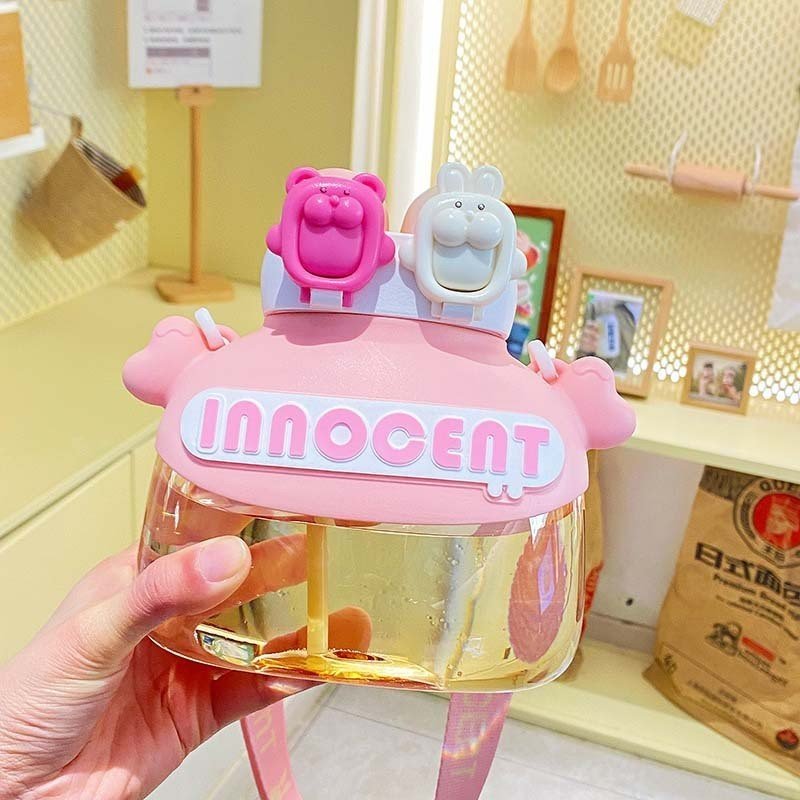 BÌNH NƯỚC ĐÔI 2 VÒI BẰNG NHỰA 1200ML - HN