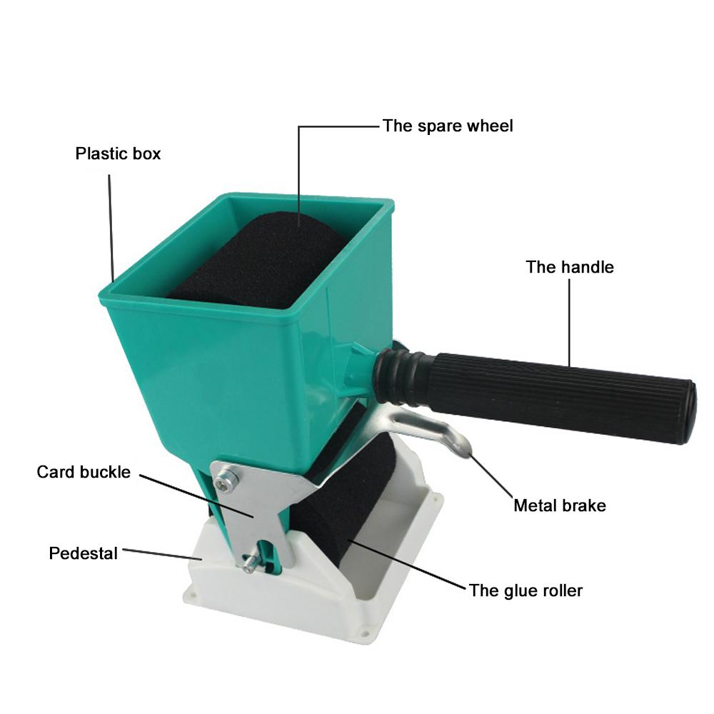180Ml/320Ml Công Suất Lớn Hướng Dẫn Sử Dụng Gluer Con Lăn Loại Gluer Di Động Cầm Tay Bảng Gỗ Máy Dán Kim Loại Phanh