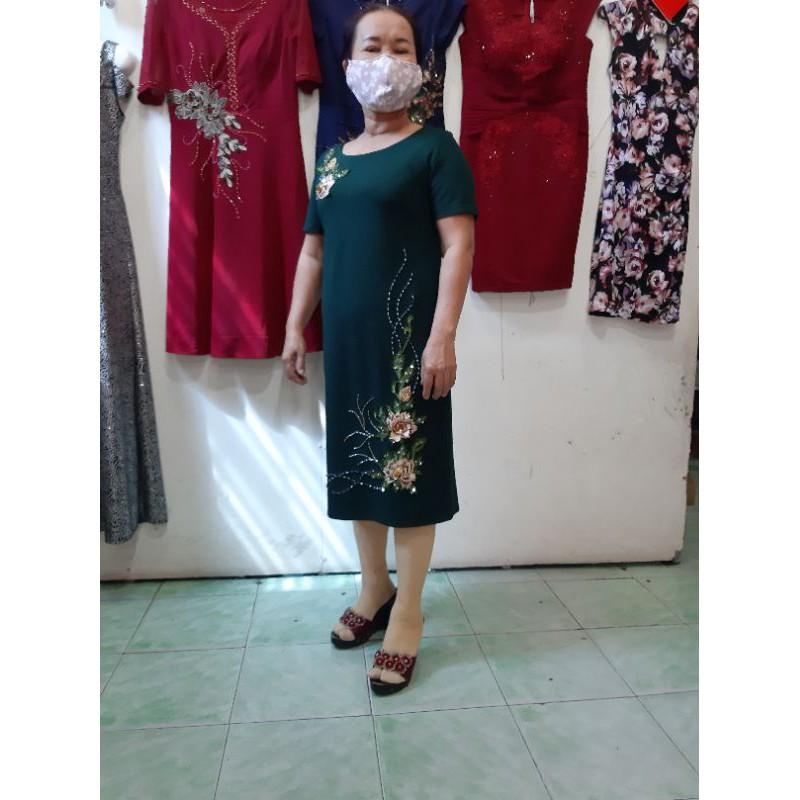 ĐẦM DỰ TIỆC TRUNG NIÊN DÁNG SUÔN CAO CẤP ( 48KG - 70KG )