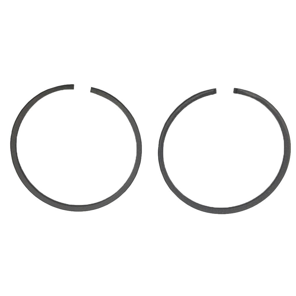 2 Pieces 47mm Piston Rings for 80cc 2-Stroke Engine Bike