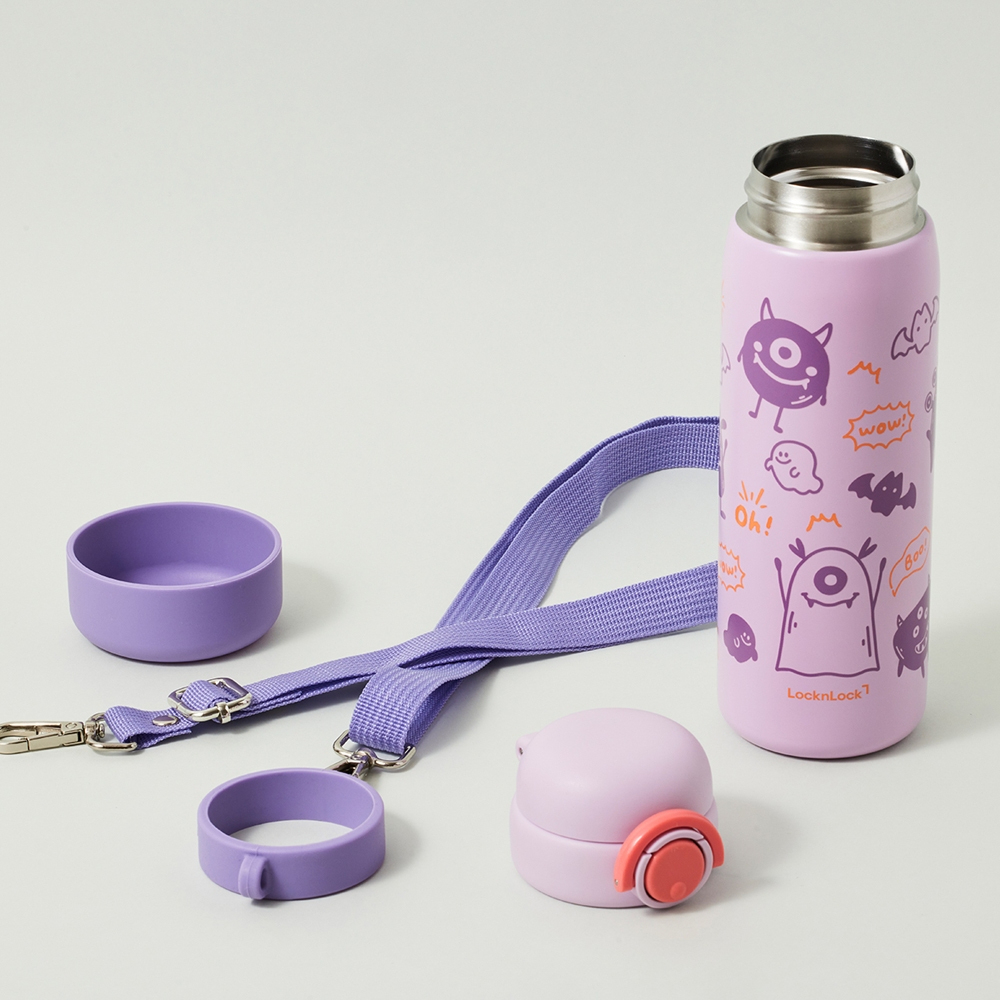 Bình Giữ Nhiệt LocknLock School Fit Luminous 380ml Và 510ml Thép Không Gỉ, Hàng Chính Hãng - JoyMall