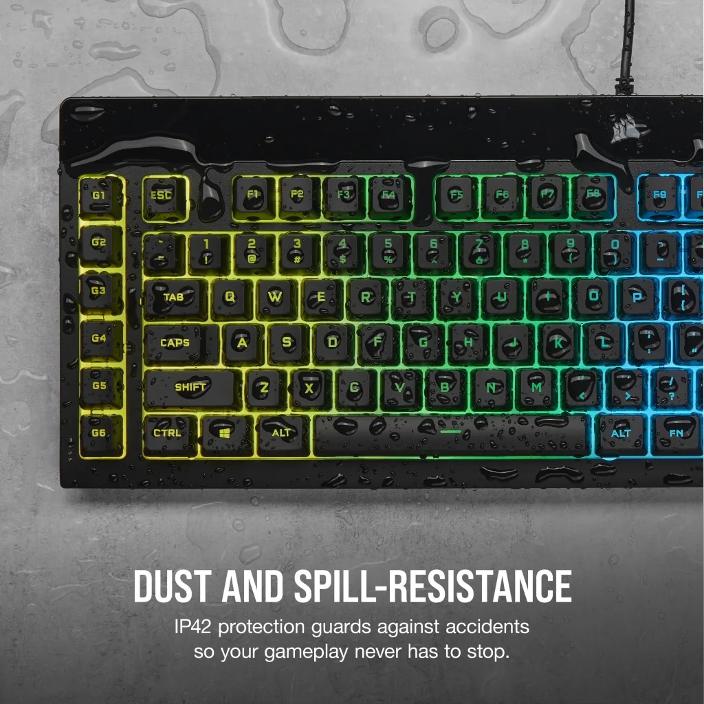 Bàn phím có dây Corsair K55 Pro Lite RGB - Hàng chính hãng