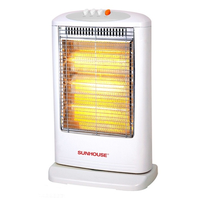 Sưởi Điện 3 Bóng Halogen Sunhouse SHD7019 - Hàng chính hãng